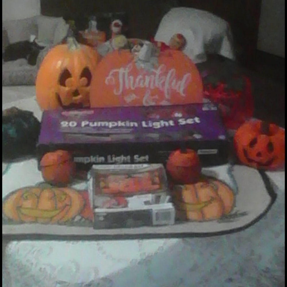 Halloween large pumpkin related decorations